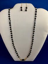 Load image into Gallery viewer, Spinel Hearts, FW Pearls, Pyrite, Gold  21&quot;