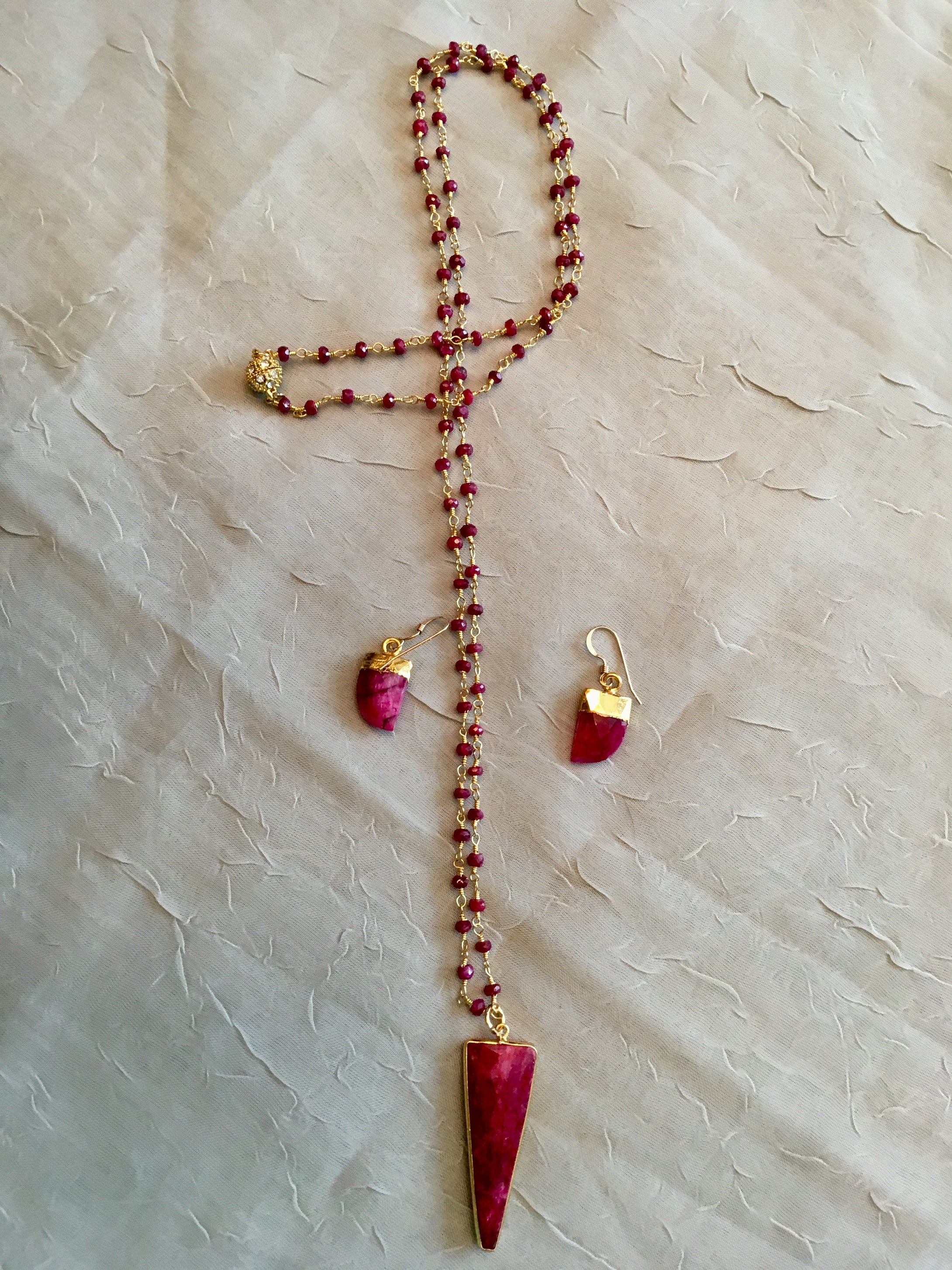 Ruby Chain and Pendant.  29